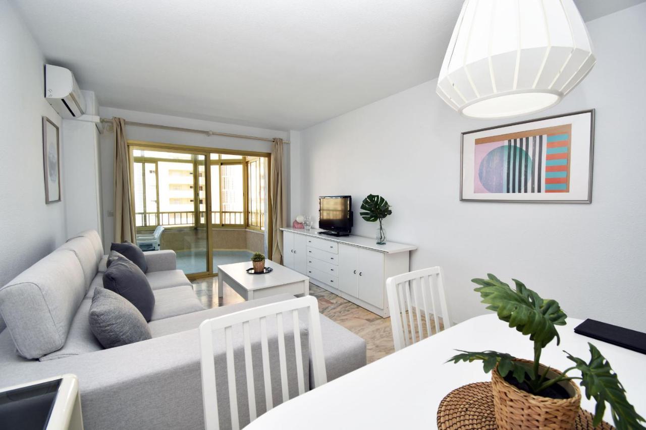 Apartamento Vistas Al Mar Y Piscina フエンヒロラ エクステリア 写真